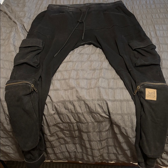 Gorgeous Jaded Gypsy Stone Washed Drop Seat Joggers! - Picture 3 of 14